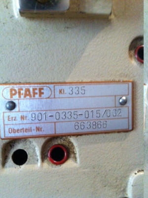 Промышленная швейная машина Pfaff 335